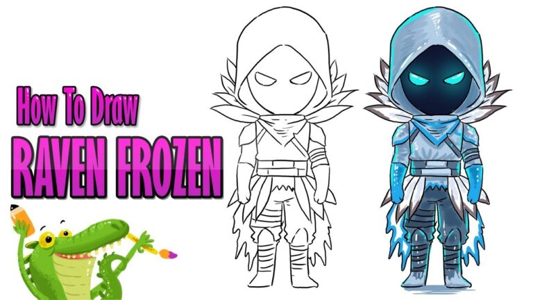 How To Draw and Coloring frozen raven step by step ~ for kids