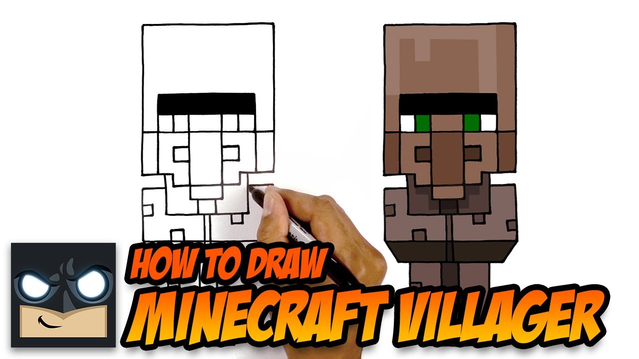 How to Draw A Minecraft Villager