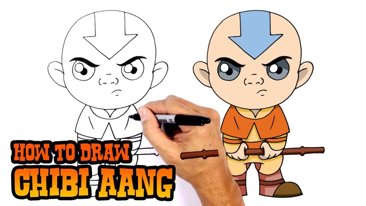 How to Draw Aang Avatar The Last Airbender