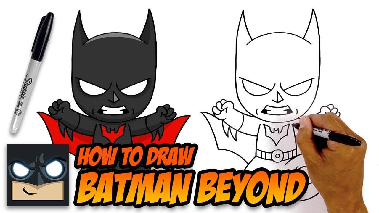 How to Draw Batman Beyond | Step-by-Step Tutorial - MyHobbyClass.com