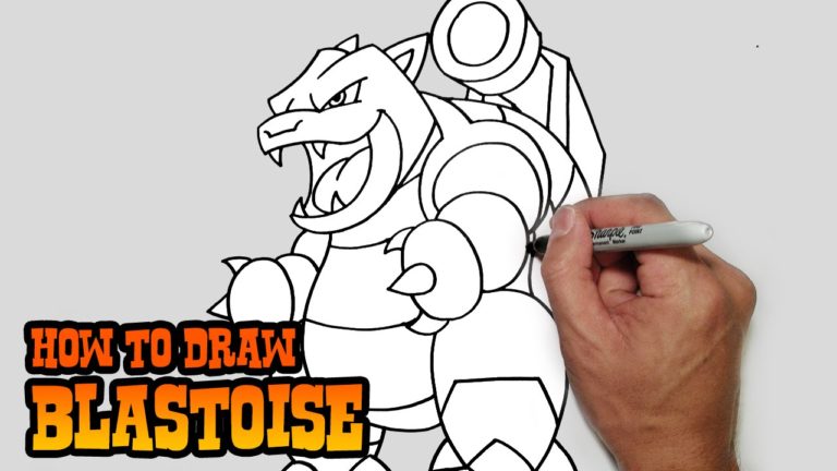 How to Draw Blastoise Pokemon