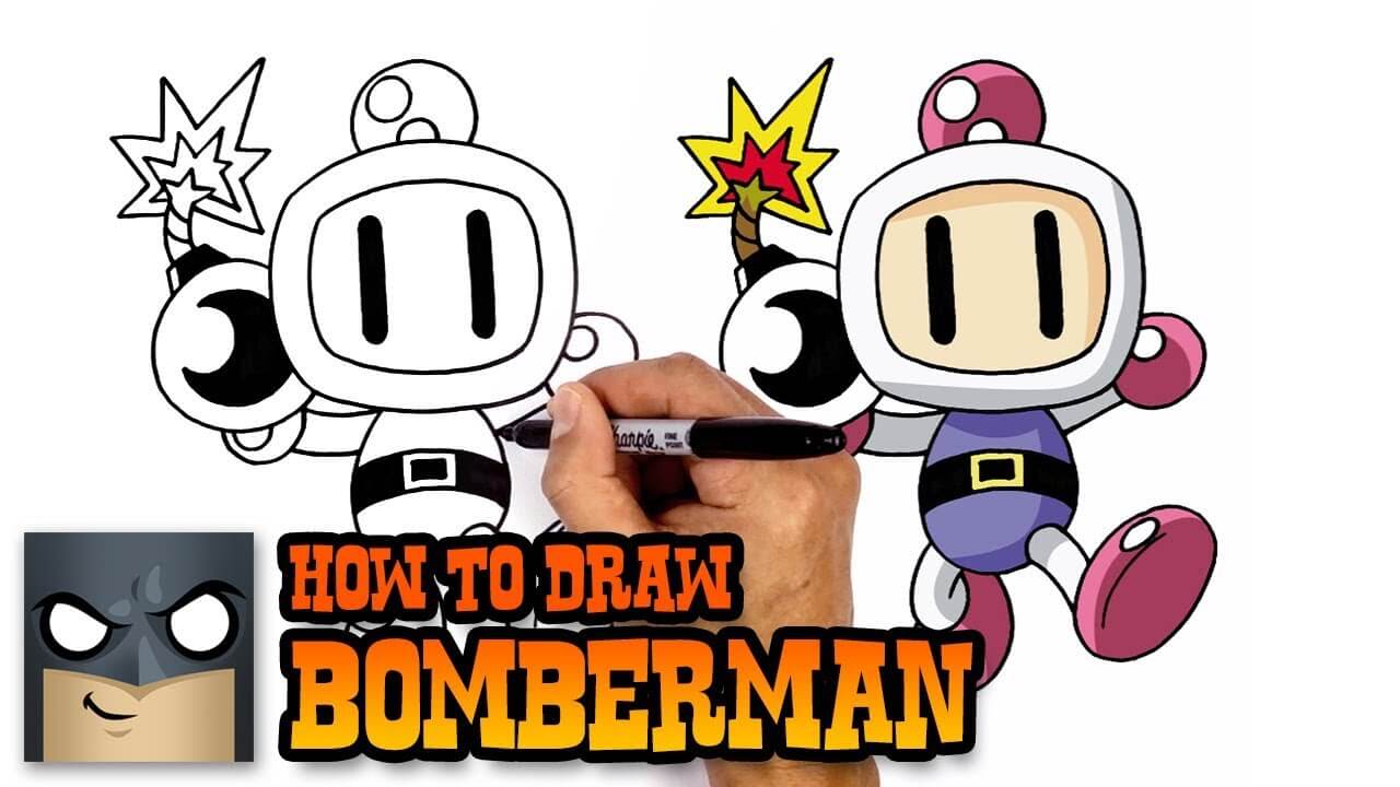 How to Draw Bomberman
