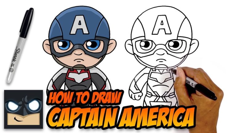 How to Draw Captain America The Avengers Endgame
