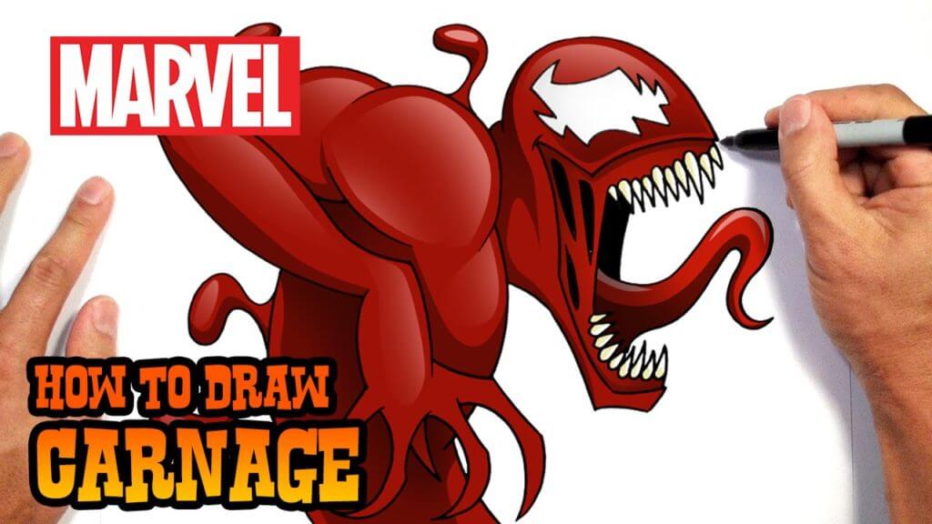 How to Draw Carnage Art Tutorial How to Draw Carnage Art Tutorial