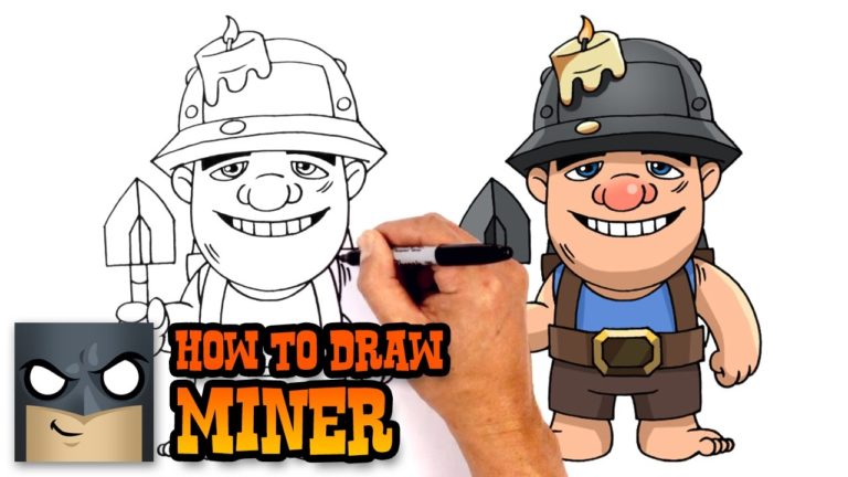 How to Draw Clash Royale Miner