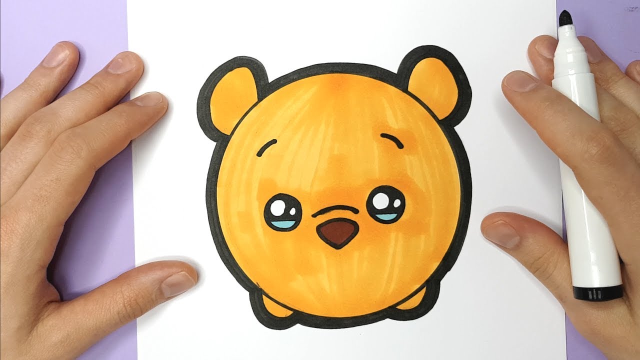 How to Draw Disney Tsum Tsum Winnie from WINNIE