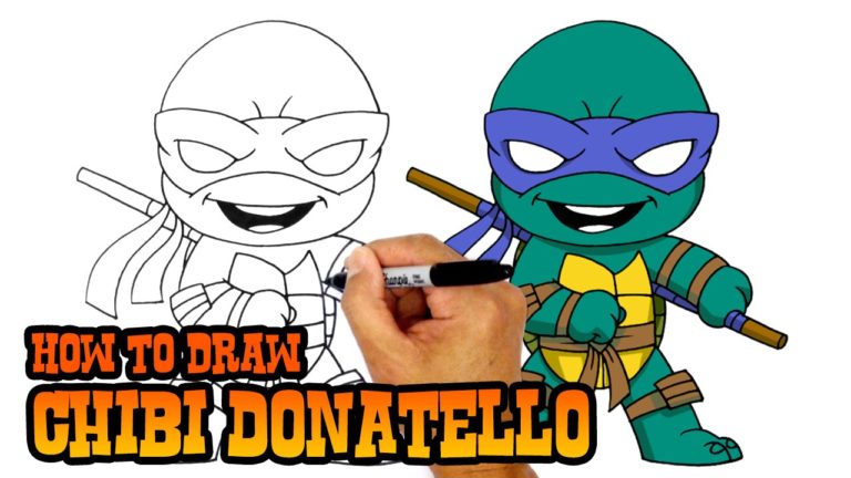 How to Draw Donatello Teenage Mutant Ninja Turtles