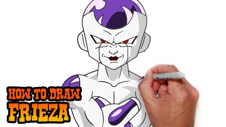 How to Draw Frieza Dragon Ball Z Video Lesson
