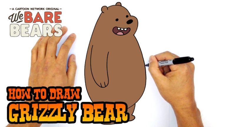 How to Draw Grizzly We Bare Bears