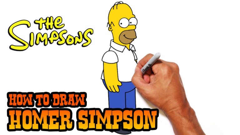 How to Draw Homer Simpson The Simpsons