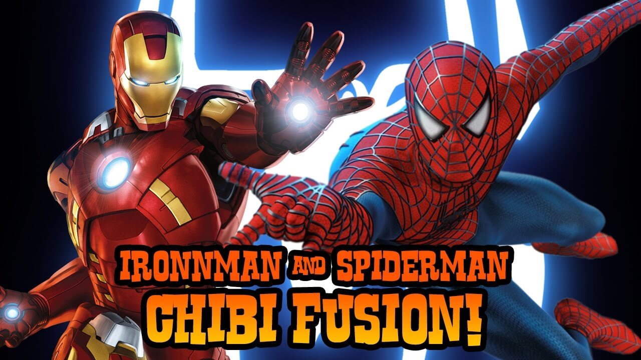 How to Draw Ironman Spiderman Fusion ART CHALLENGE