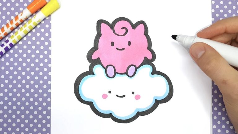 How to Draw Jigglypuff Doodle Cute Pokemon