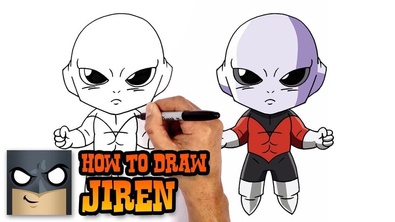 How to Draw Jiren Dragon Ball Super Step by