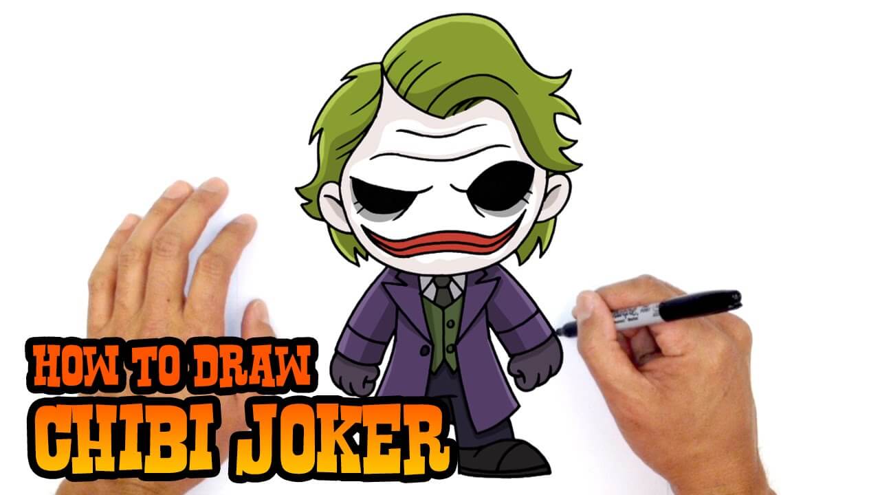 How To Draw Joker Dc Comics Myhobbyclass Com Learn Drawing Painting And Have Fun With Art And Craft