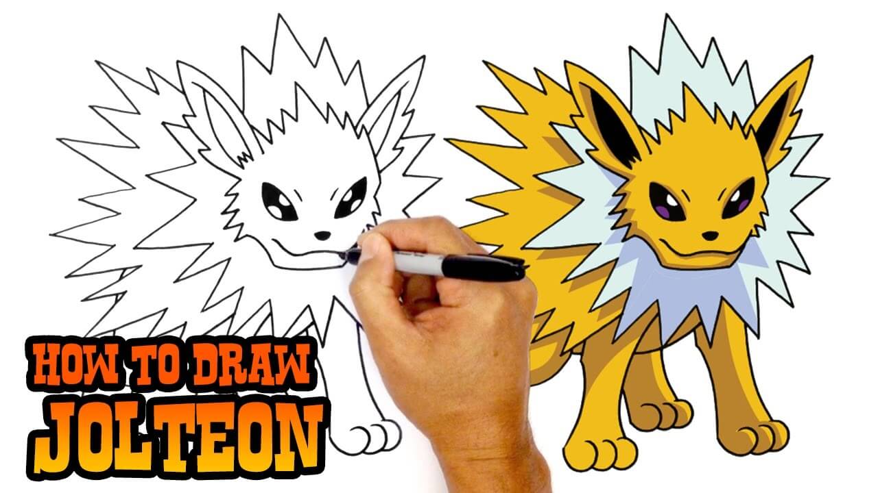 How to Draw Jolteon Pokemon