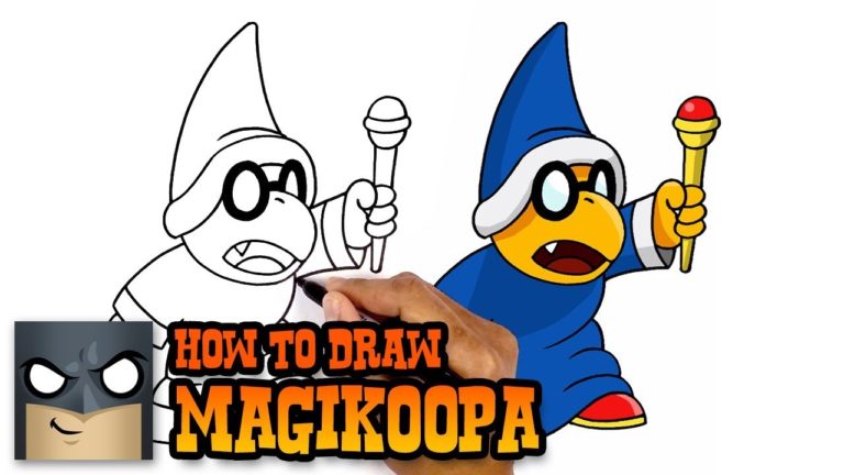 How to Draw Magikoopa Super Mario Art Tutorial