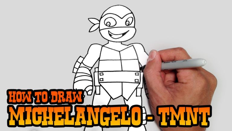 How to Draw Michelangelo TMNT Video Lesson
