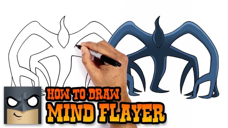 How to Draw Mind Flayer Stranger Things Art Tutorial