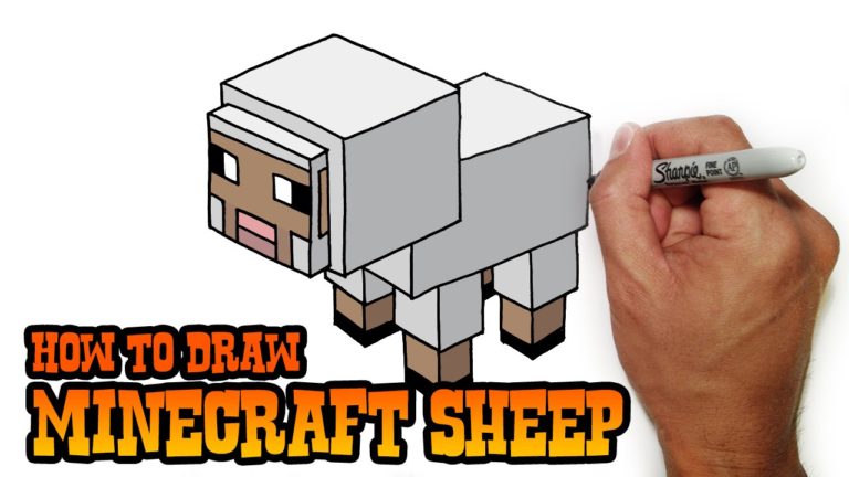 How to Draw Minecraft Sheep