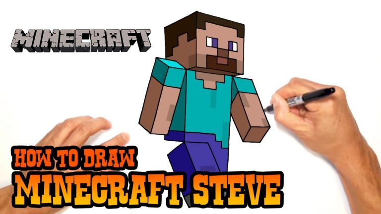 How to Draw Minecraft Steve Video Lesson