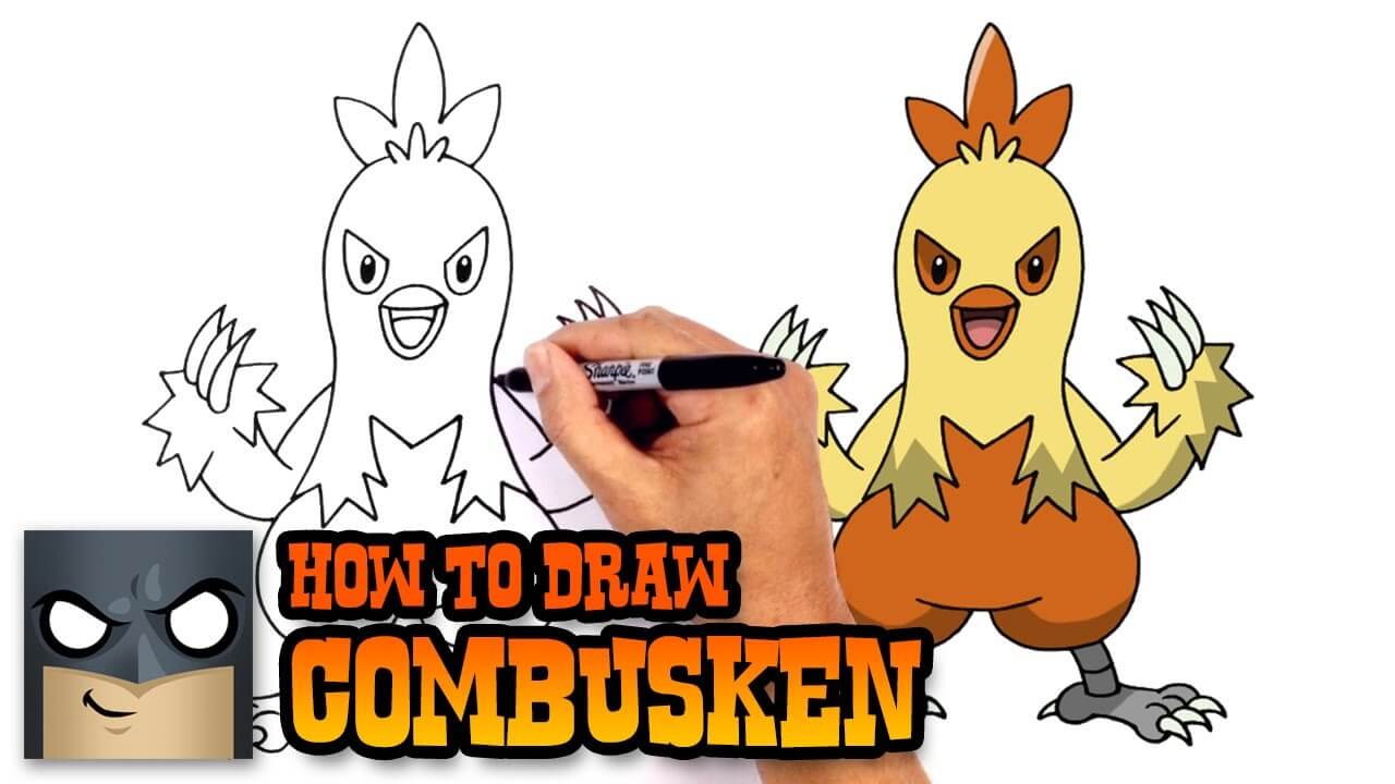 How to Draw Pokemon Combusken