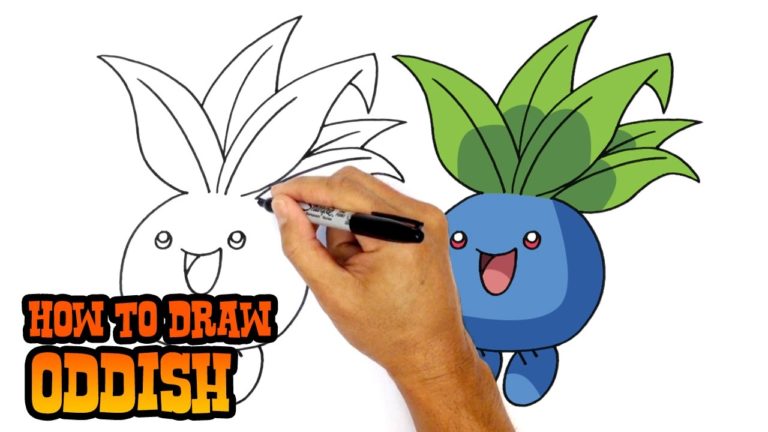 How to Draw Pokemon Oddish