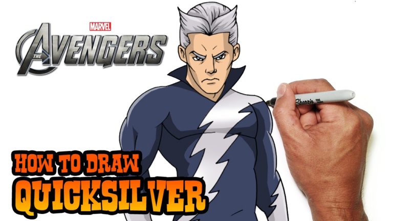 How to Draw Quicksilver The Avengers