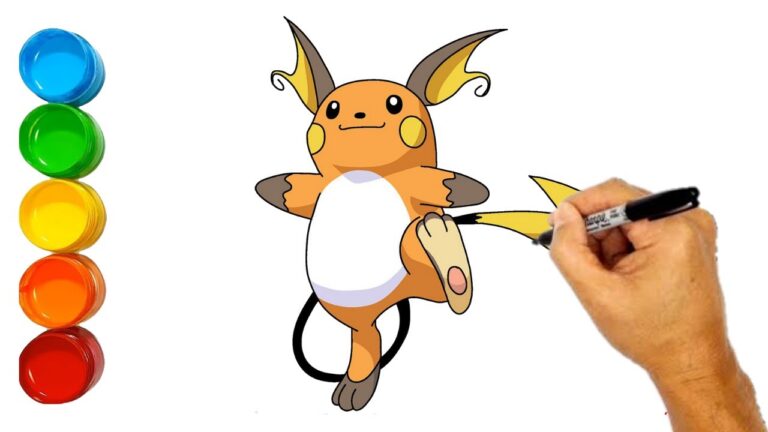 How to Draw Raichu | Pokemon drawing Raichu