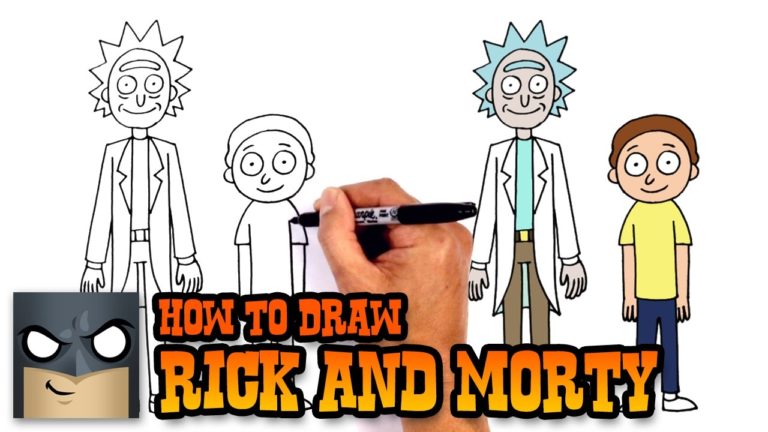 How to Draw Rick and Morty Drawing Lesson
