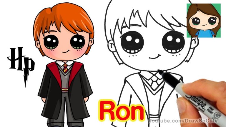 How to Draw Ron Weasley Easy Harry Potter