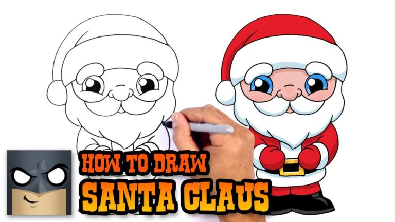 How to Draw Santa Claus Christmas Drawing Lesson