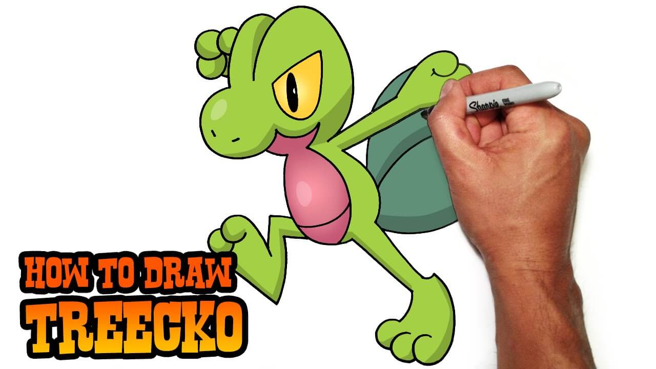 How to Draw Treecko Pokemon