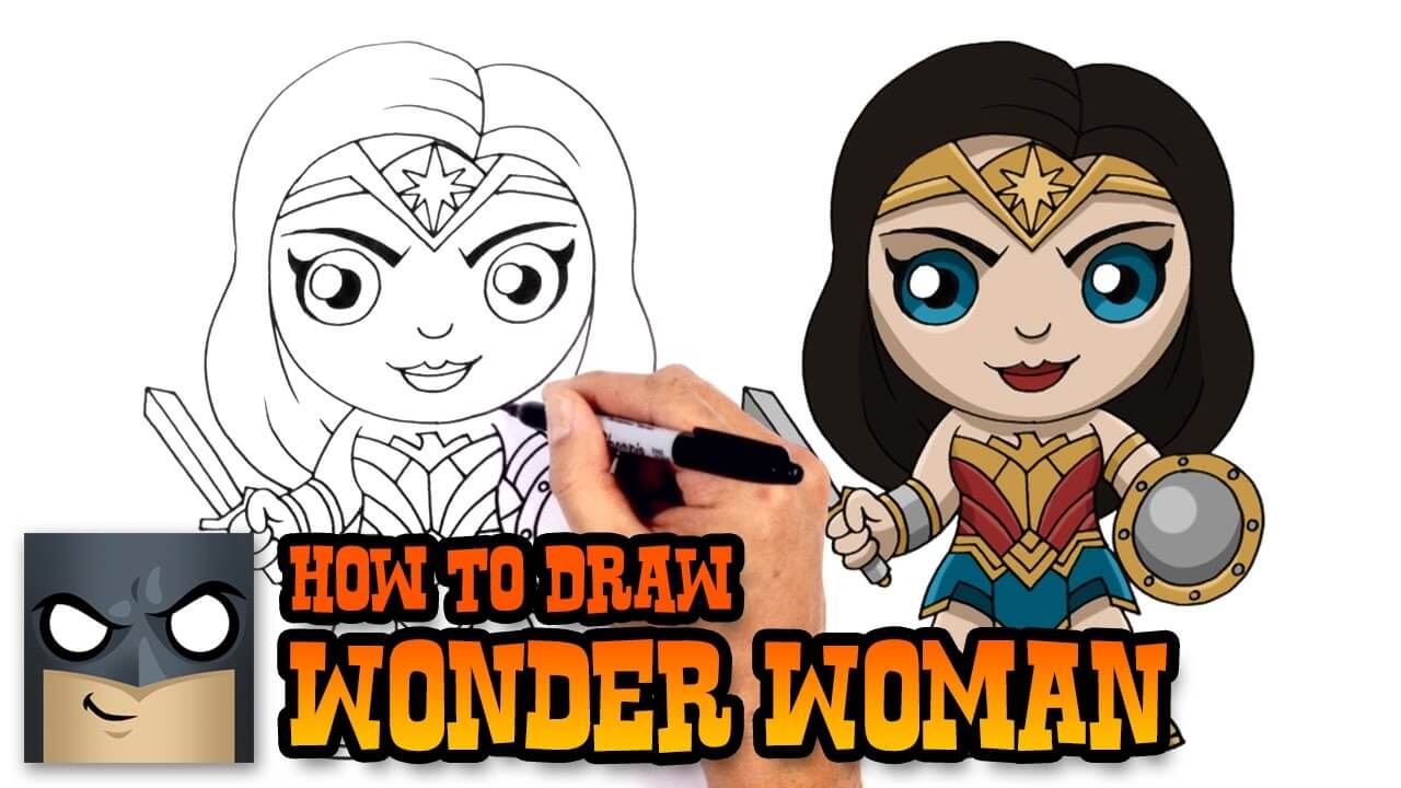 How to Draw Wonder Woman Justice League