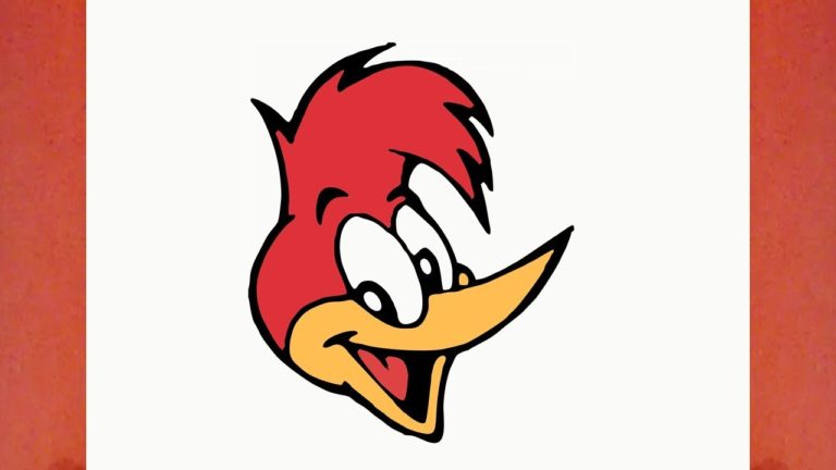 How to Draw Woody Woodpecker