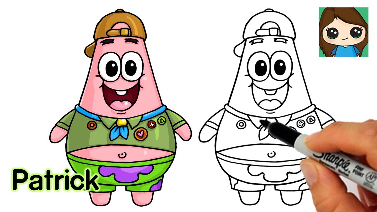 How to Draw Young Patrick Star SpongeBob SquarePants