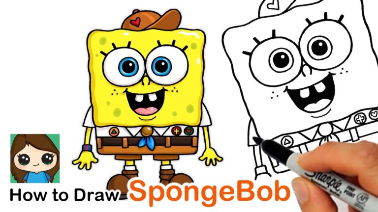 How to Draw Young SpongeBob Kamp Koral