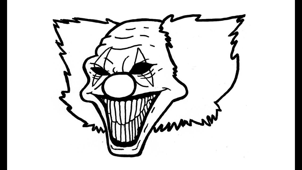 How to Draw a Clown evil clown killer