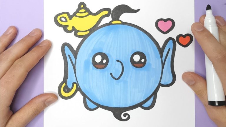 How to Draw a Jinni Tsum tsum Genie from