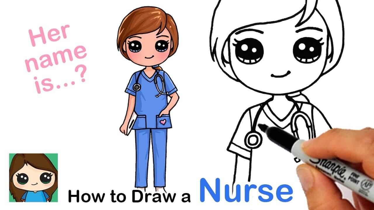 How to Draw a Nurse Health Care Provider