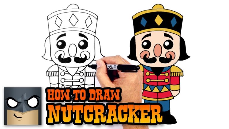 How to Draw a Nutcracker Holiday Drawing Lesson