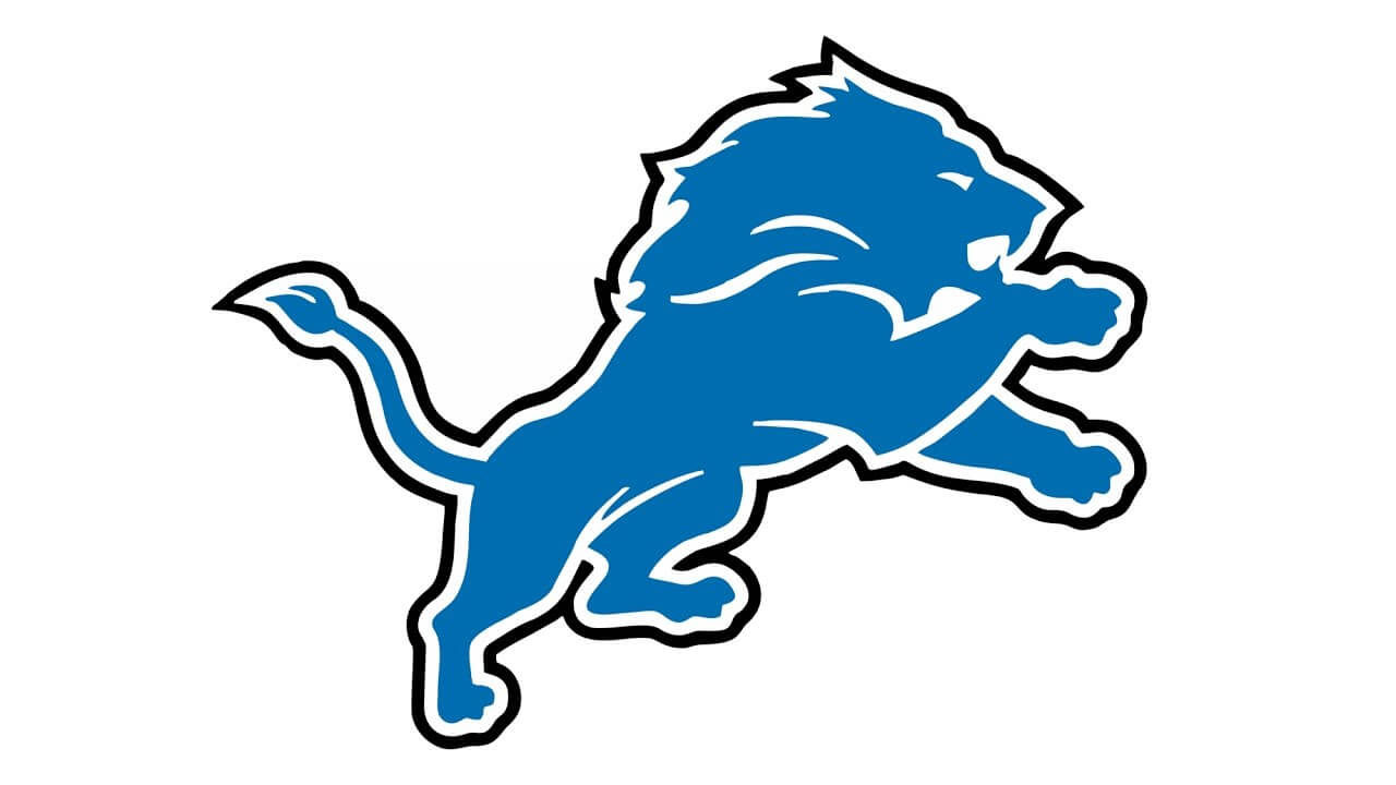 How to Draw the Detroit Lions Logo NFL