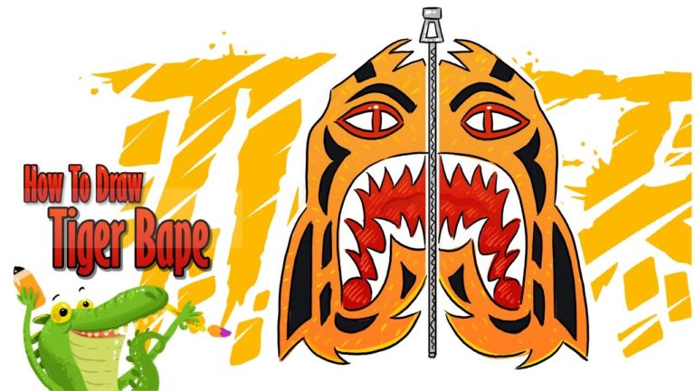 How to draw Bape Tiger