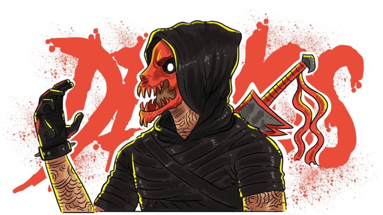 How to draw DEIMOS fortnite