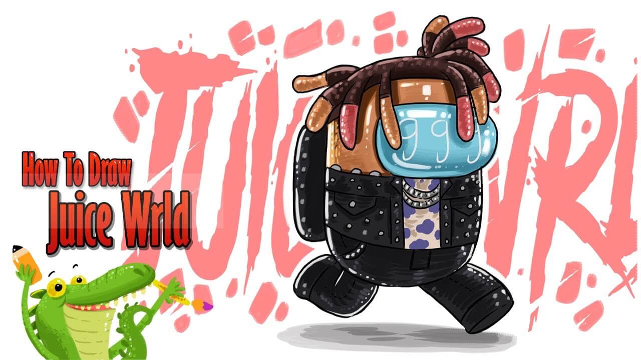 How to draw Juice Wrld Among Us