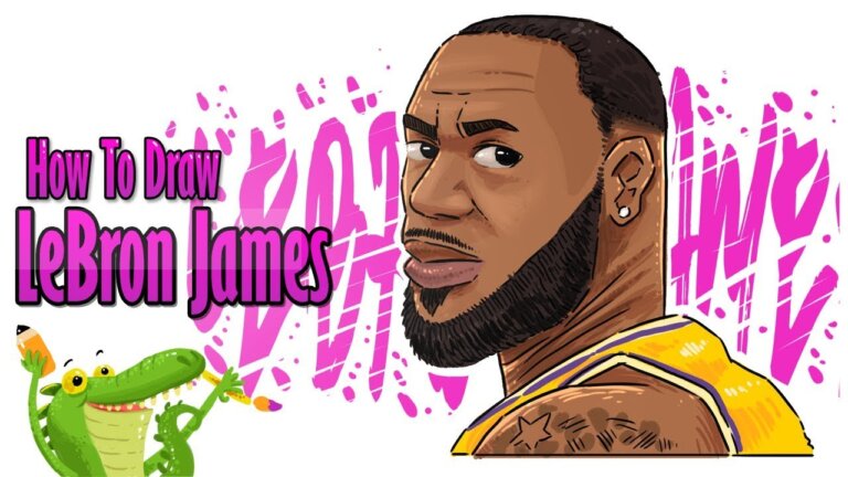 How to draw Lebron James