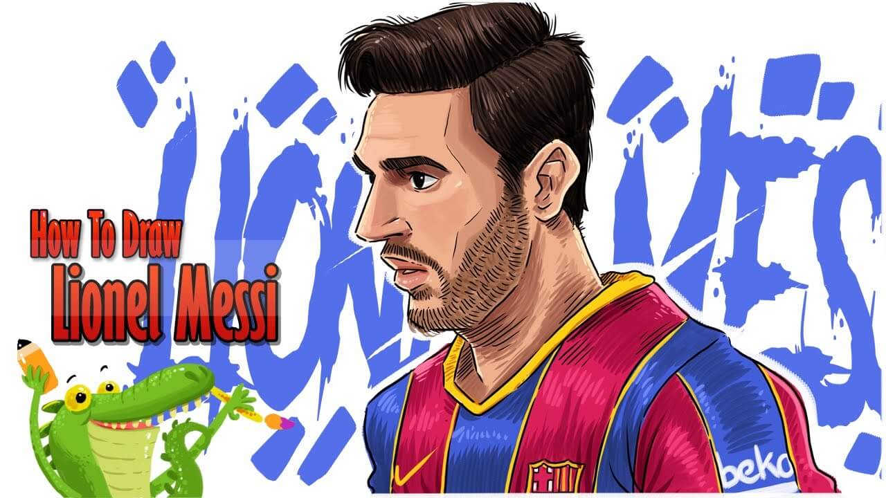 How to draw Lionel Messi | Realistic