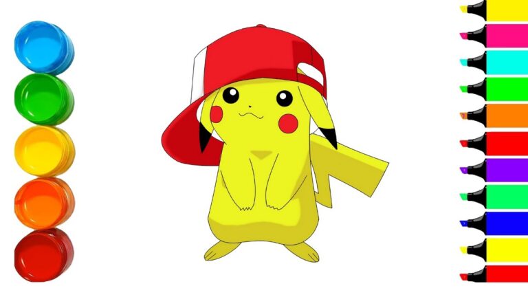 How to draw Pikachu Step by step | Pokemon