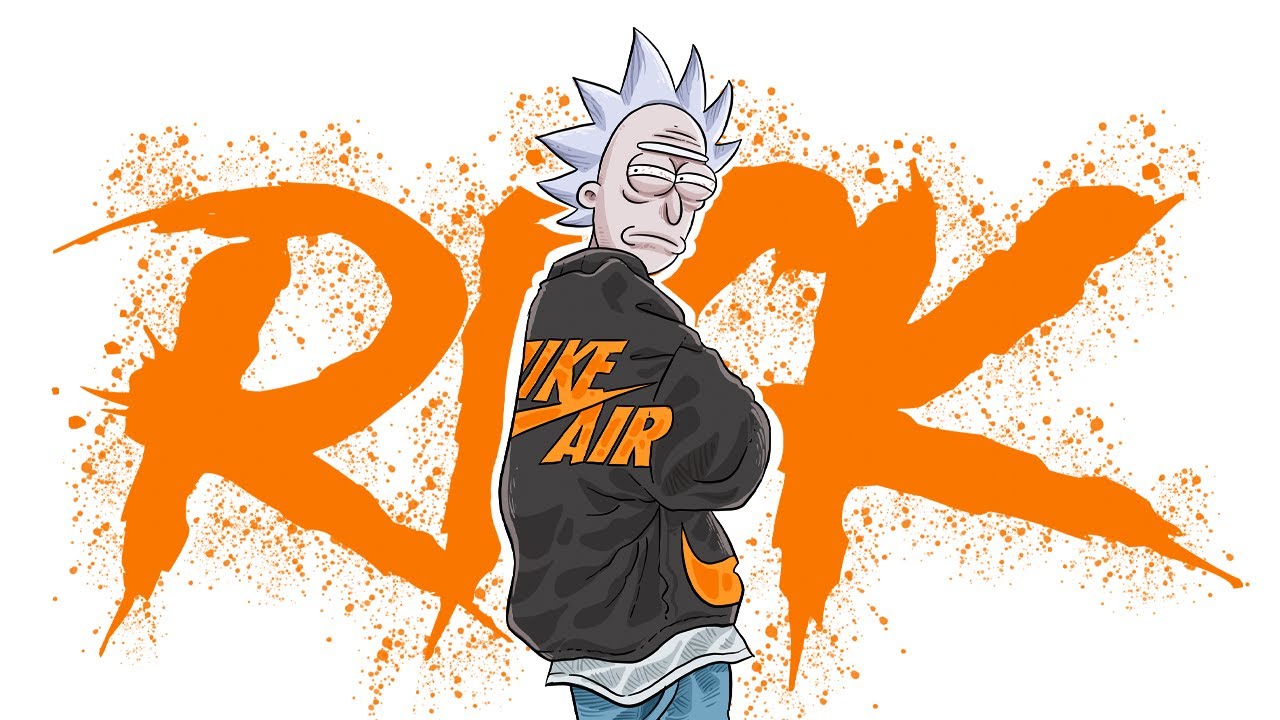 How to draw Rick and Morty Hypebeast