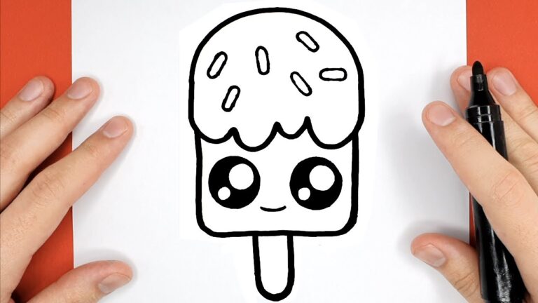How to draw cute Ice cream for Mothers Day Draw