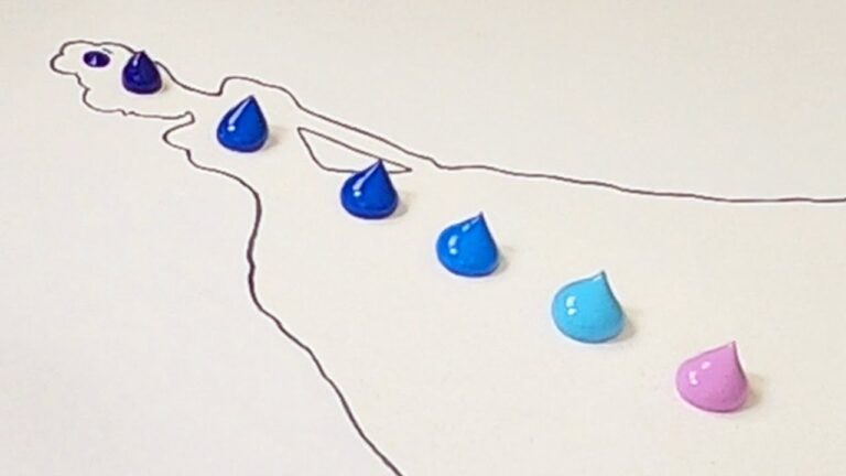 How to paint a Moonlight Cinderella | Simple painting | Masking label tape painting